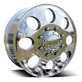 20"x8.25" Ion Alloy 8x6.5" Mirror Polished 6 Wheel Set (Ram 3500 1994-2018)